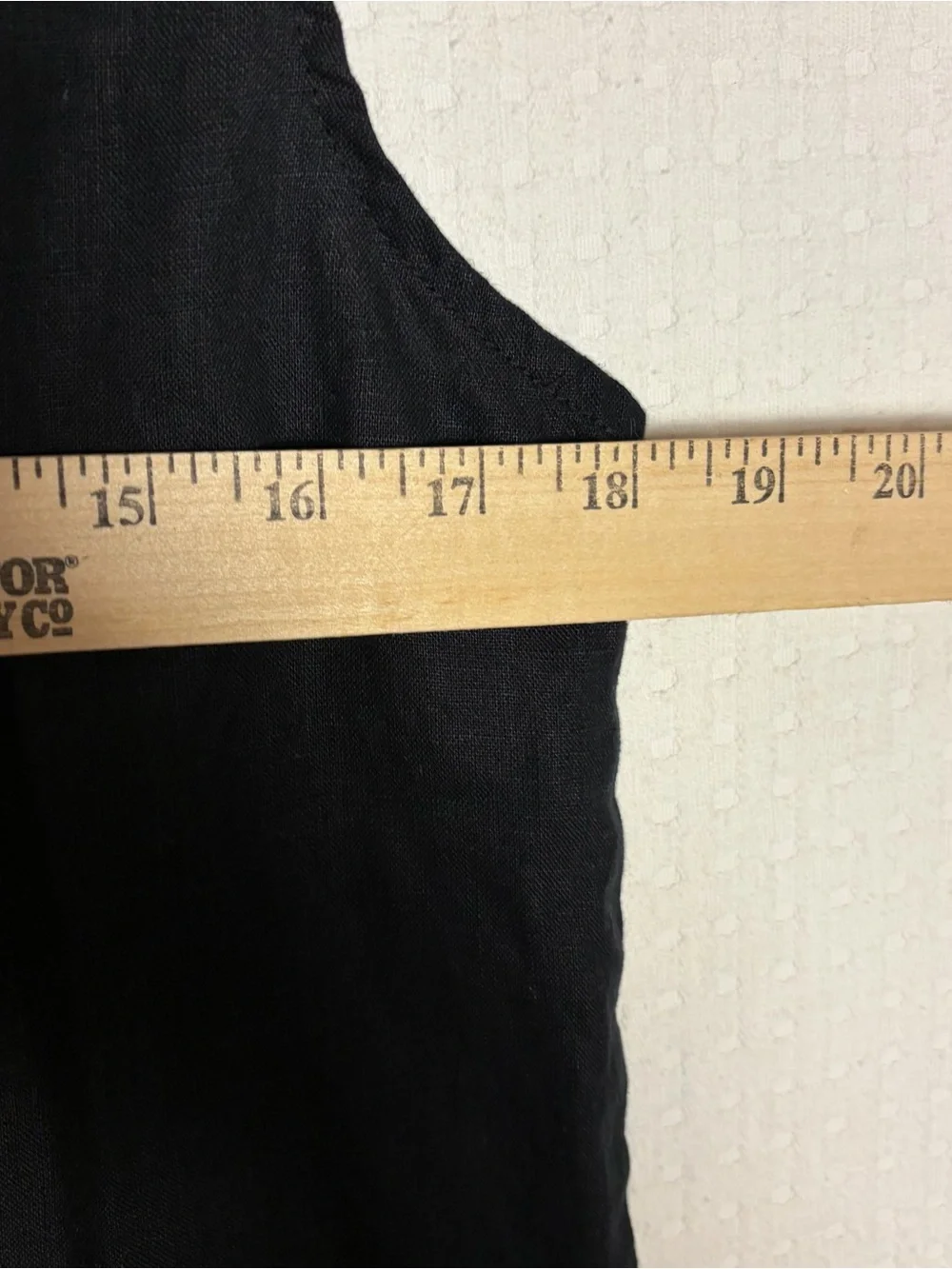 Quince Women 100% Linen 2-pc SET Black Tank Top Size M Tan Brown Pants Size L